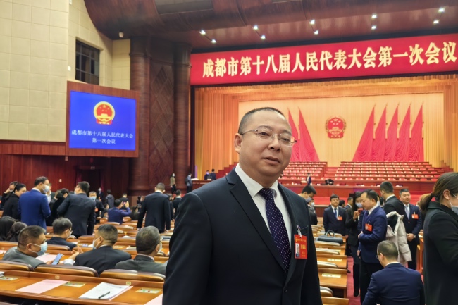成都市人大代表程有聰。受訪者供圖