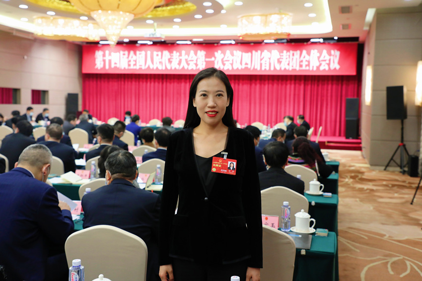 全國人大代表蒙媛。受訪者供圖