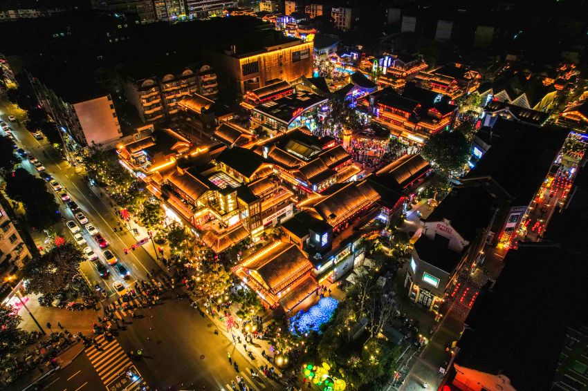 文脈坊鳥瞰圖。成都市崍嶺投資集團(tuán)有限公司供圖