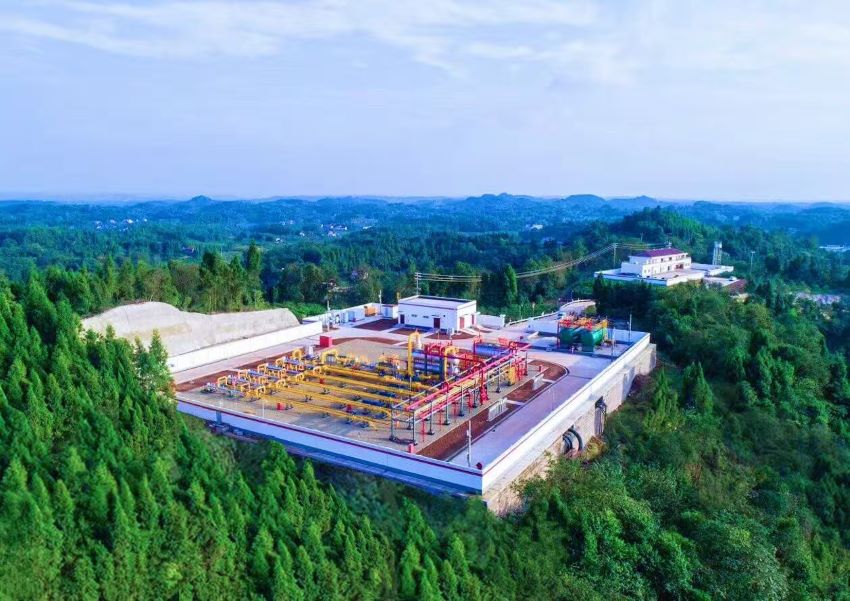 安岳采氣作業(yè)區(qū)高石梯區(qū)塊（部分）。受訪企業(yè)供圖