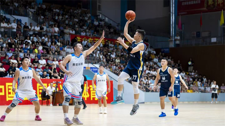籃球比賽。旺蒼縣融媒體中心供圖
