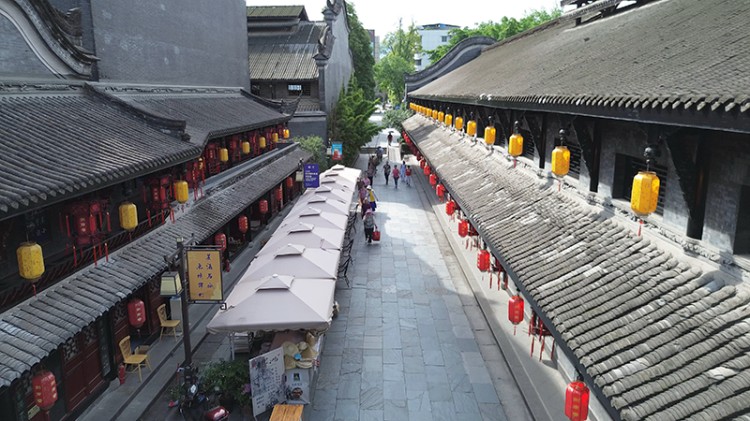劍南老街。綿竹市融媒體中心供圖