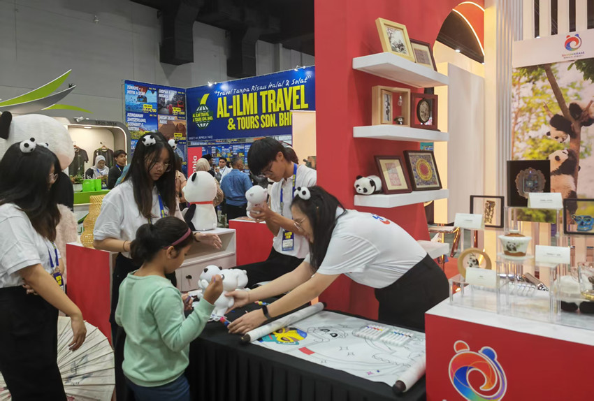 四川展臺。四川省文旅廳供圖