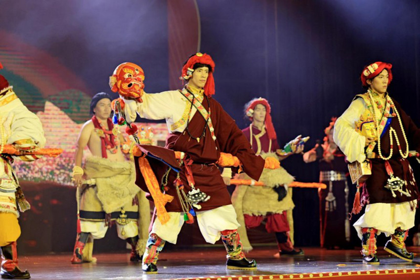 《梁茹匠心?行走的紋章史詩(shī)》節(jié)目表演。主辦方供圖