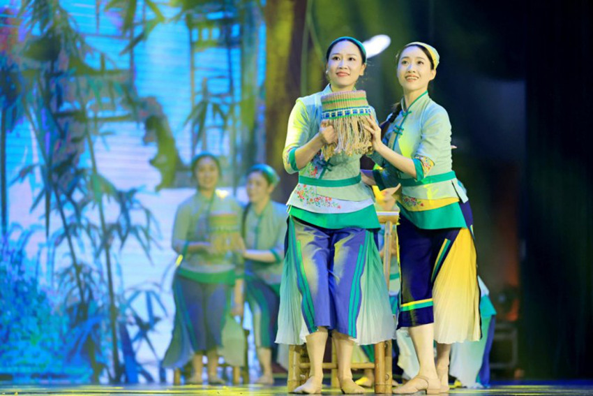 《幸福麻編》節(jié)目表演。主辦方供圖